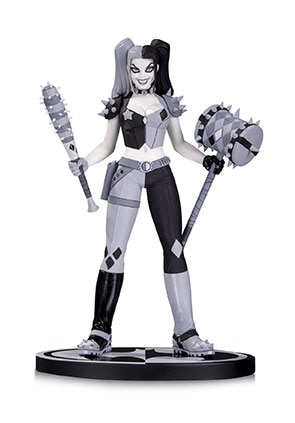 BATMAN BLACK & WHITE HARLEY QUINN BY AMANDA CONNER STATUE