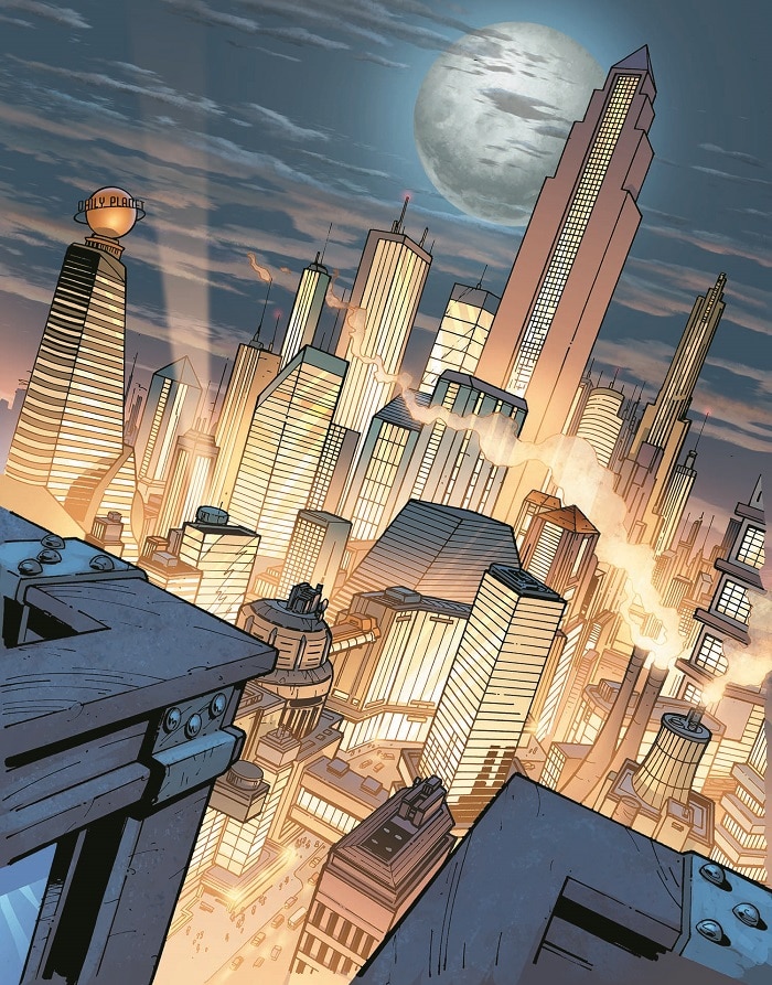 In the DC Universe, if Metropolis is New York, what city is Gotham