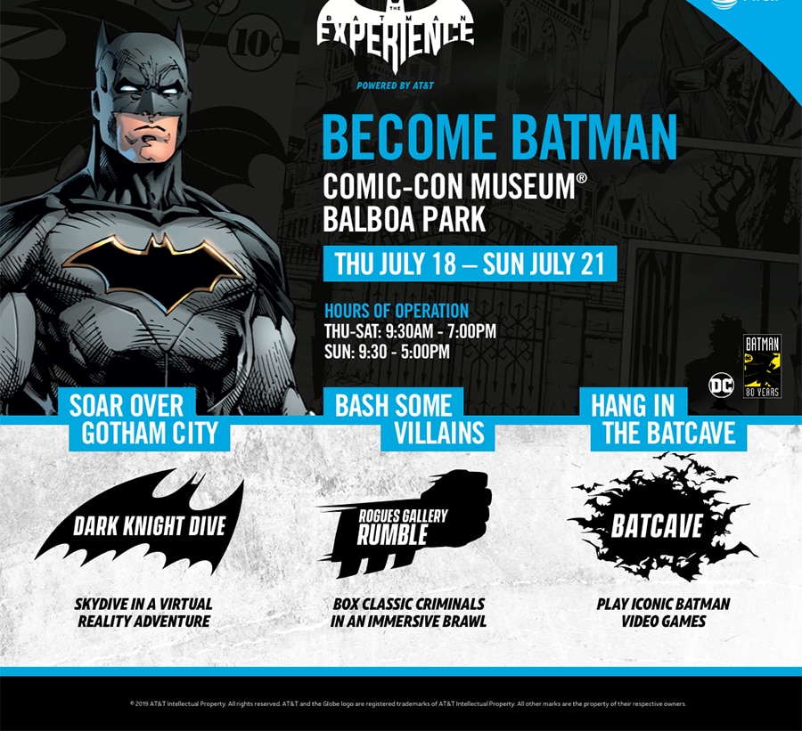 The Batman Experience - desktop view | DC