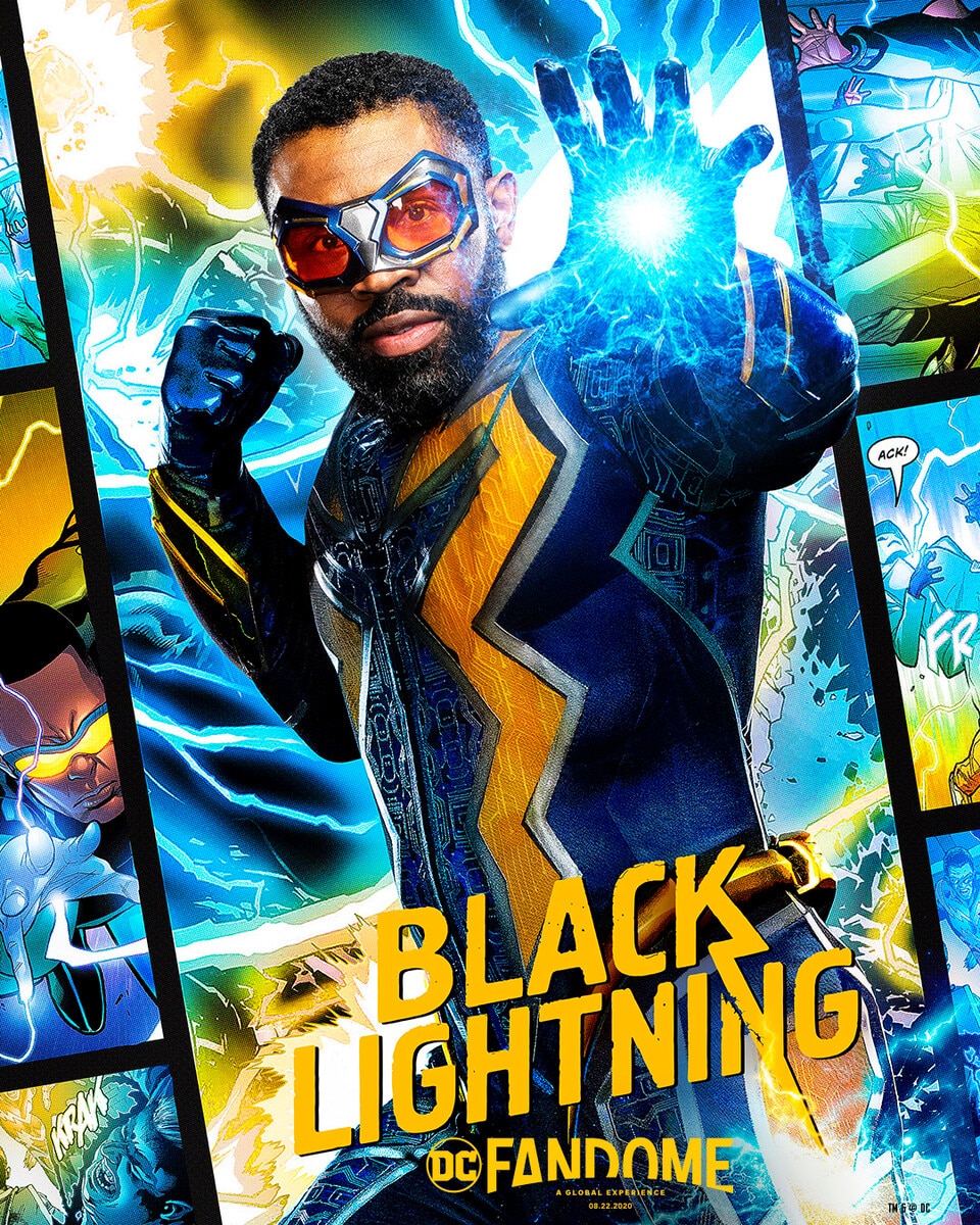 DC FanDome DC TV Posters - Black Lightning