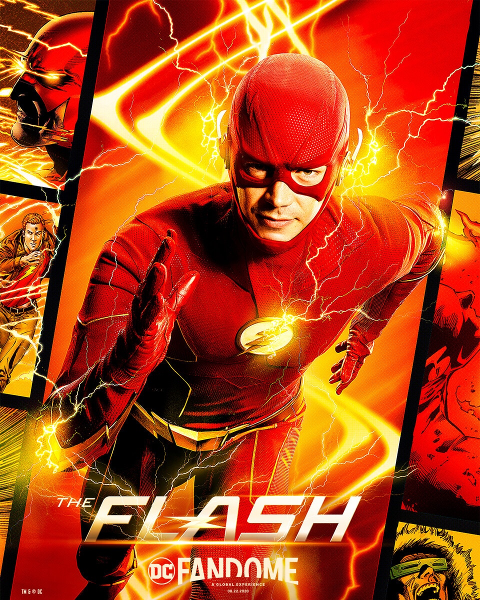 DC FanDome DC TV Posters - The Flash