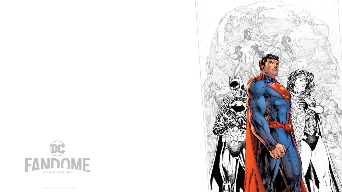 DC FanDome Video Background - Jim Lee Justice League