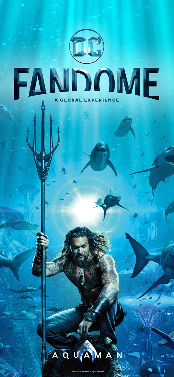 DC FanDome Phone Wallpaper: Aquaman