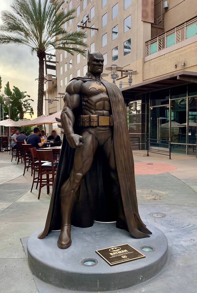 A Batman in Bronze The Story Behind Burbank s New Super Hero